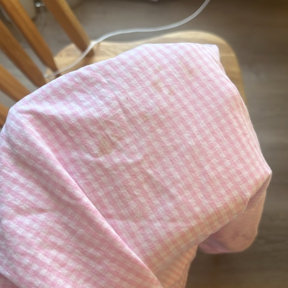 Hill House Athena Nap Dress Pink Gingham Mini Square Neck Babydoll Cotton - Picture 6 of 7